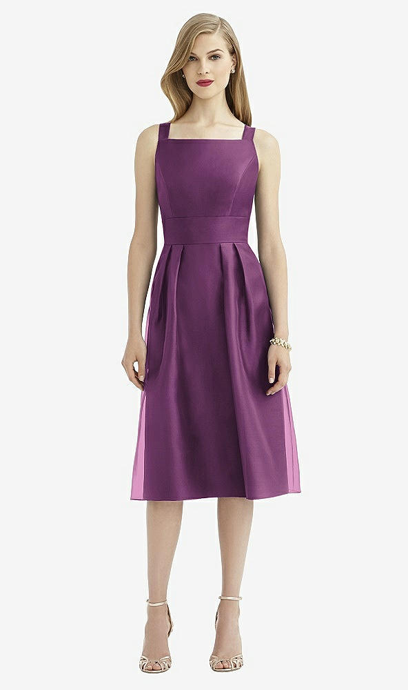 Back View - Aubergine After Six Bridesmaid Dress 6745