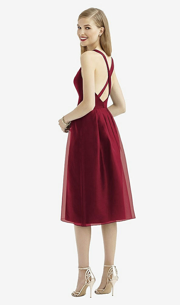 Front View - Burgundy After Six Bridesmaid Dress 6745