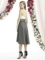Rear View Thumbnail - Charcoal Gray & Starlight After Six Bridesmaid Dress 6747