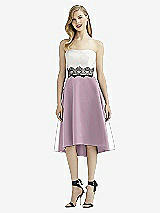 Front View Thumbnail - Suede Rose & Starlight After Six Bridesmaid Dress 6747