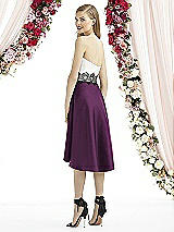 Rear View Thumbnail - Aubergine & Starlight After Six Bridesmaid Dress 6747