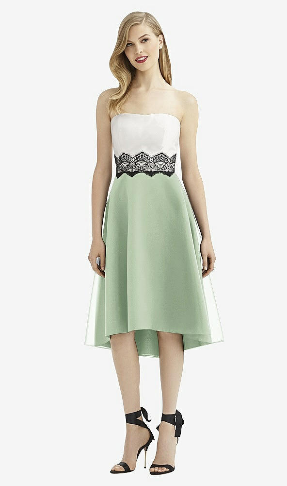 Front View - Celadon & Starlight After Six Bridesmaid Dress 6747