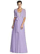 Alt View 3 Thumbnail - French Lilac & Metallic Gold After Six Bridesmaid Dress 6749