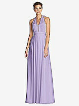 Front View Thumbnail - French Lilac & Metallic Gold After Six Bridesmaid Dress 6749