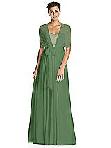 Alt View 3 Thumbnail - Vineyard Green & Metallic Gold After Six Bridesmaid Dress 6749