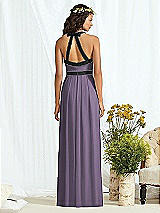 Rear View Thumbnail - Lavender & Black Social Bridesmaids Style 8163