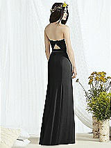 Rear View Thumbnail - Black & Black Social Bridesmaids Style 8164