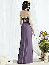 Rear View Thumbnail - Lavender & Black Social Bridesmaids Style 8164