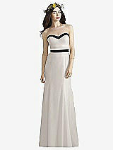 Front View Thumbnail - Oyster & Black Social Bridesmaids Style 8164