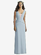 Front View Thumbnail - Mist & Cameo Social Bridesmaids Style 8166