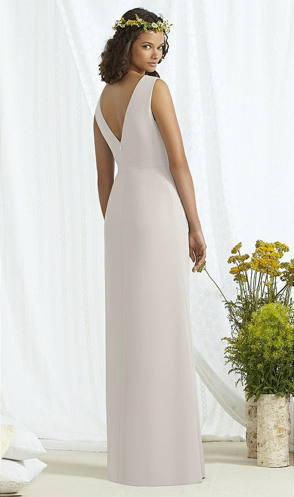 Back View - Oyster & Cameo Social Bridesmaids Style 8166