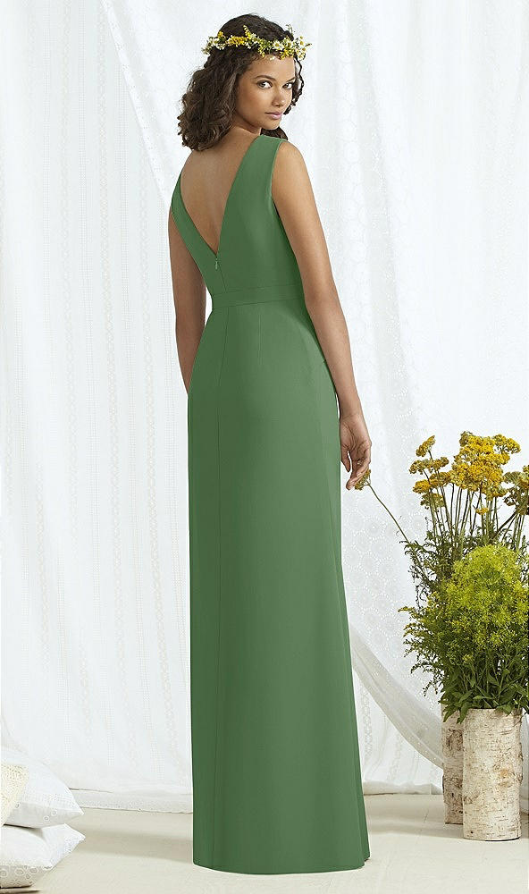 Back View - Vineyard Green & Cameo Social Bridesmaids Style 8166