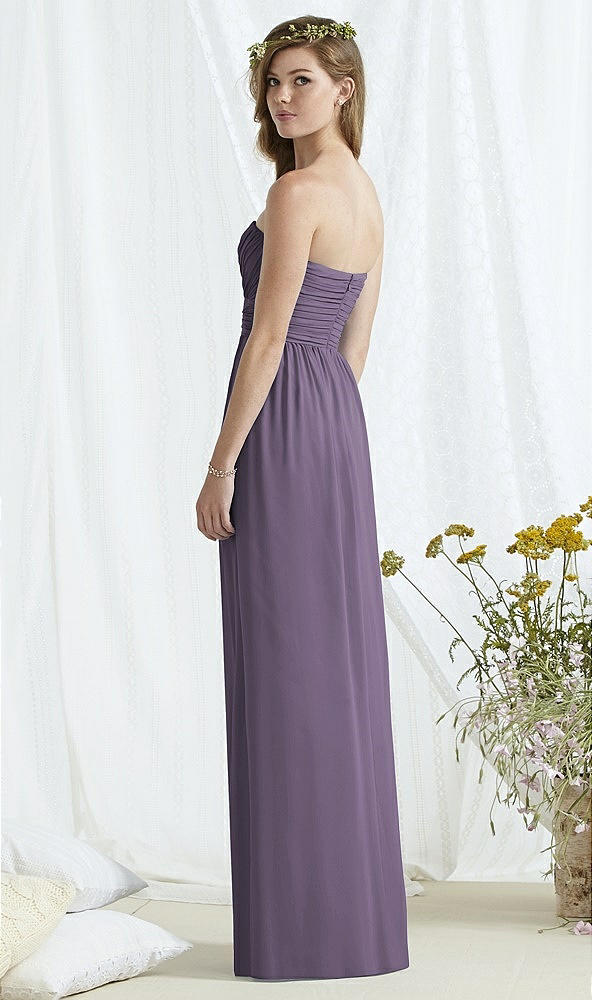 Back View - Lavender Social Bridesmaids Style 8167