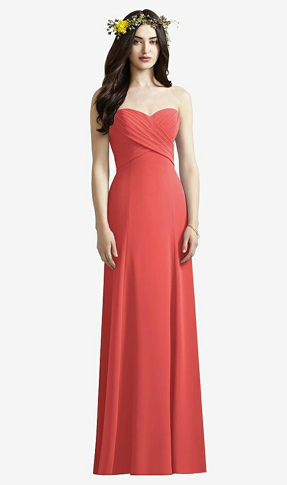 Front View - Perfect Coral Social Bridesmaids Style 8168