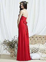Rear View Thumbnail - Parisian Red Social Bridesmaids Style 8168