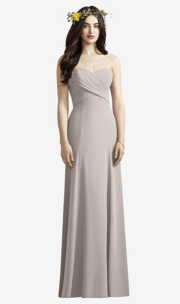 Front View - Taupe Social Bridesmaids Style 8168