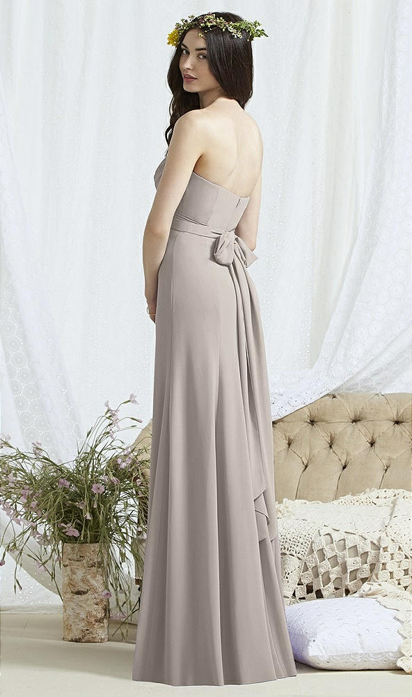 Back View - Taupe Social Bridesmaids Style 8168