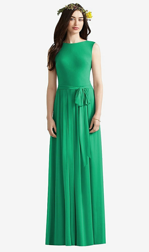 Front View - Pantone Emerald Social Bridesmaids Style 8169