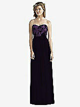 Front View Thumbnail - Majestic & Off White Social Bridesmaids Style 8171
