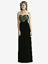 Front View Thumbnail - Clover & Off White Social Bridesmaids Style 8171