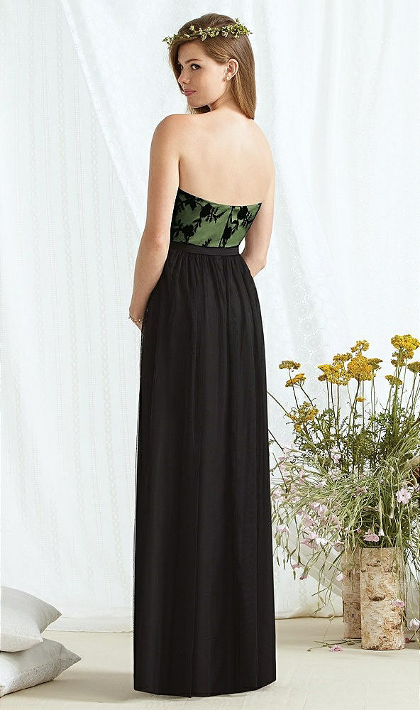 Back View - Clover & Off White Social Bridesmaids Style 8171
