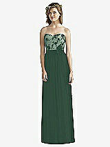 Front View Thumbnail - Seagrass & Off White Social Bridesmaids Style 8171