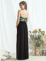 Rear View Thumbnail - Seagrass & Off White Social Bridesmaids Style 8171