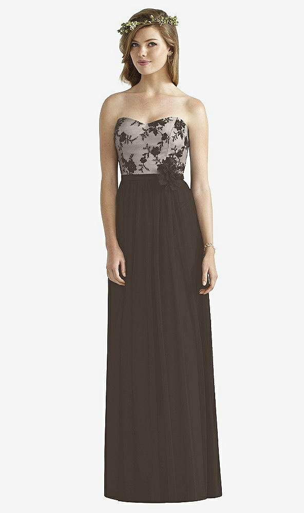 Front View - Taupe & Off White Social Bridesmaids Style 8171