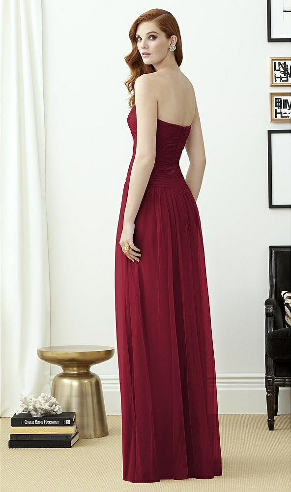 Back View - Burgundy Dessy Collection Style 2950