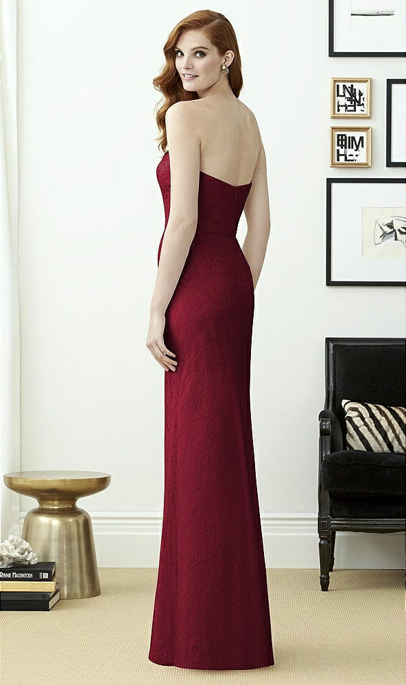 Back View - Burgundy Dessy Collection Style 2952