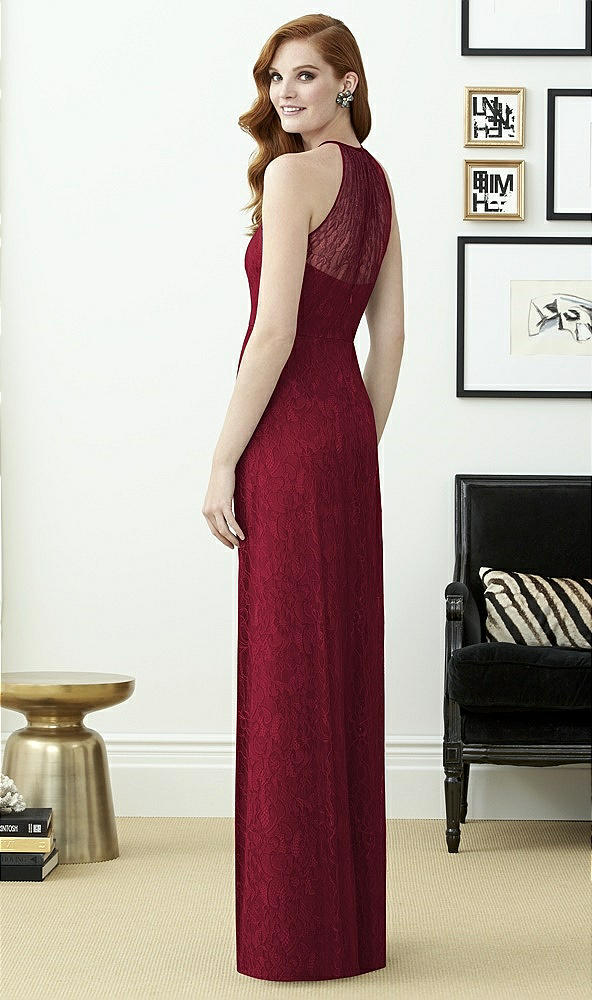 Back View - Burgundy Dessy Collection Style 2953