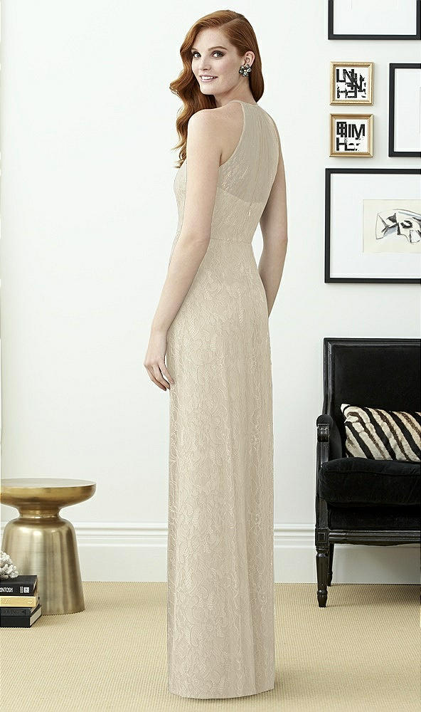 Back View - Champagne Dessy Collection Style 2953