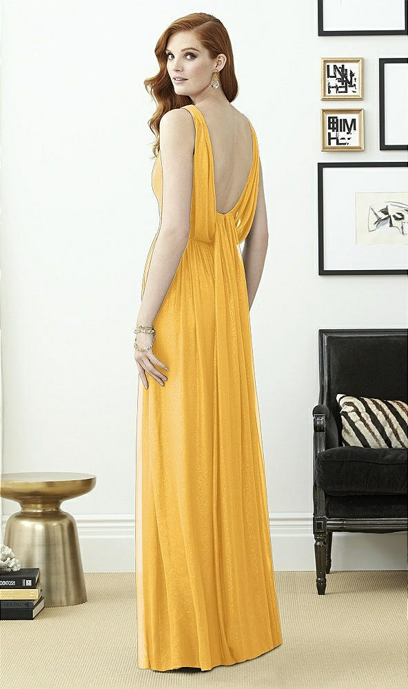 Back View - NYC Yellow Dessy Collection Style 2955
