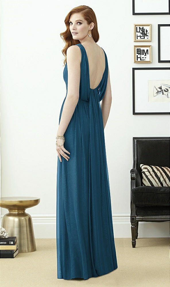 Back View - Atlantic Blue Dessy Collection Style 2955