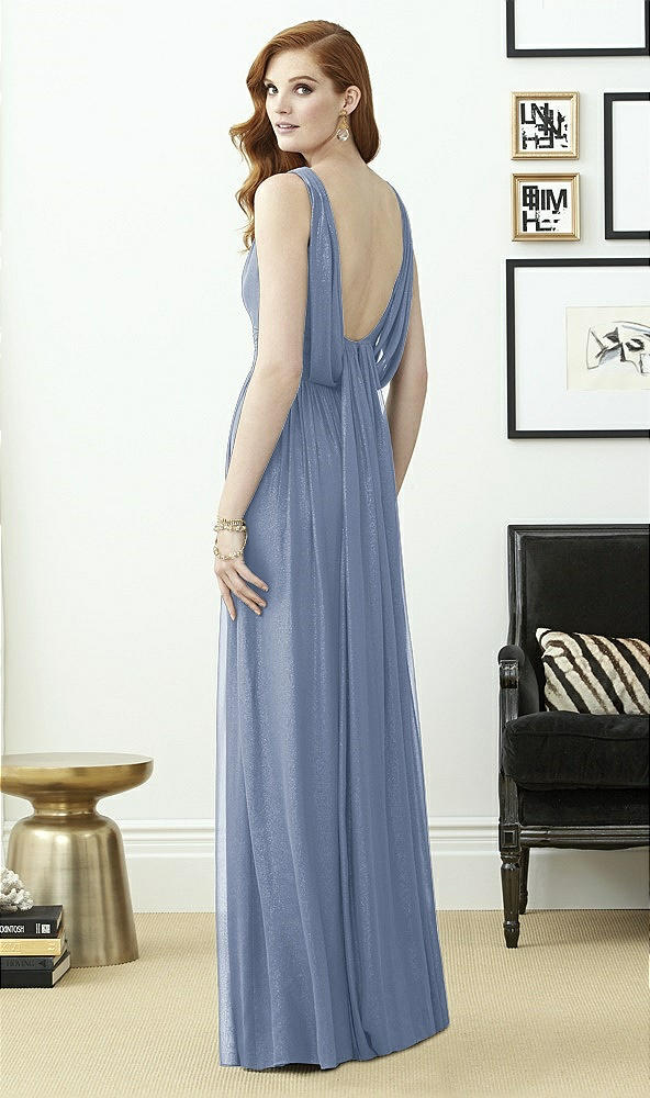 Back View - Larkspur Blue Dessy Collection Style 2955