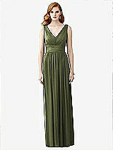 Front View Thumbnail - Olive Green Dessy Collection Style 2955