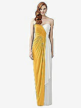 Front View Thumbnail - NYC Yellow & White Dessy Collection Style 2956