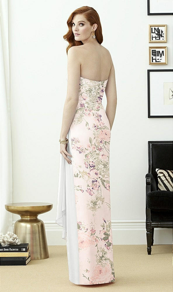 Back View - Blush Garden & White Dessy Collection Style 2956