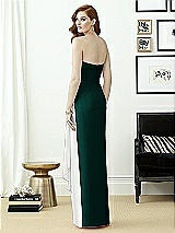 Rear View Thumbnail - Evergreen & White Dessy Collection Style 2956