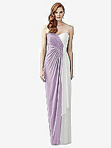 Front View Thumbnail - Pale Purple & White Dessy Collection Style 2956