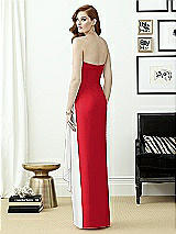 Rear View Thumbnail - Parisian Red & White Dessy Collection Style 2956