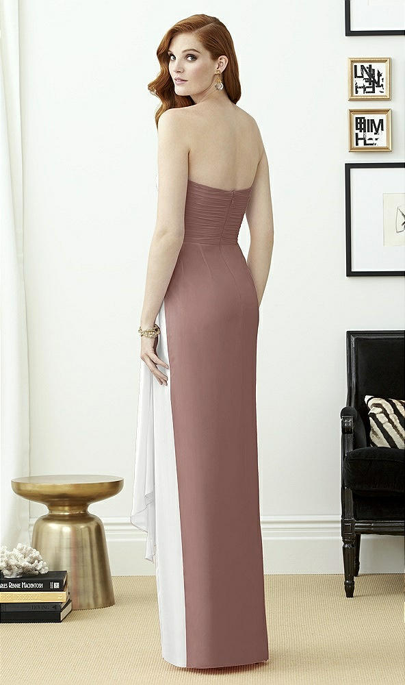 Back View - Sienna & White Dessy Collection Style 2956