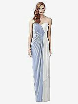 Front View Thumbnail - Sky Blue & White Dessy Collection Style 2956