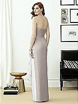 Rear View Thumbnail - Taupe & White Dessy Collection Style 2956