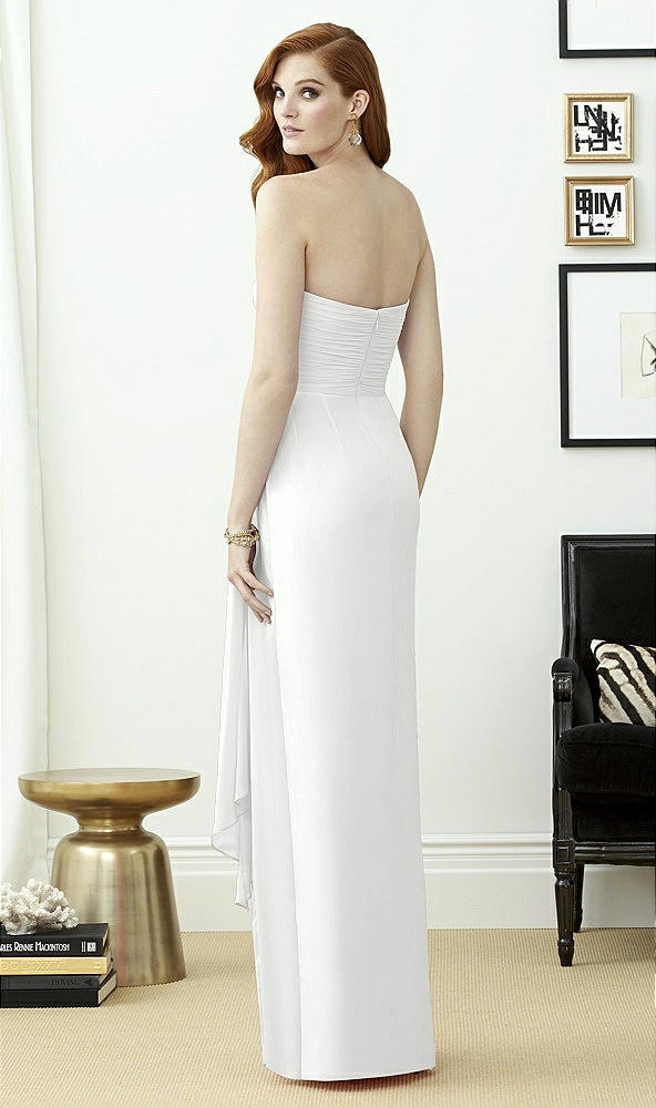 Back View - White & White Dessy Collection Style 2956