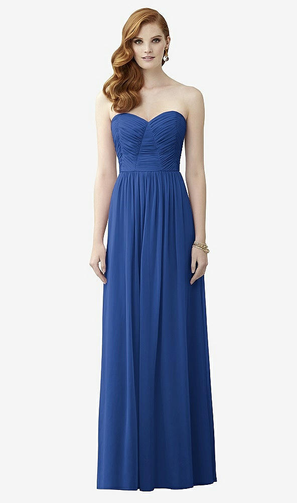 Front View - Classic Blue Dessy Collection Style 2957