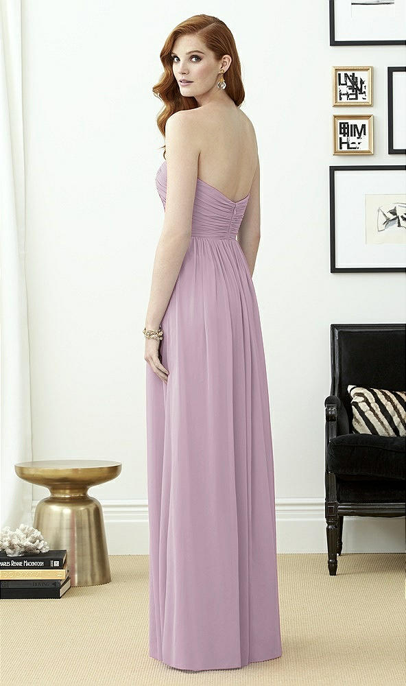 Back View - Suede Rose Dessy Collection Style 2957
