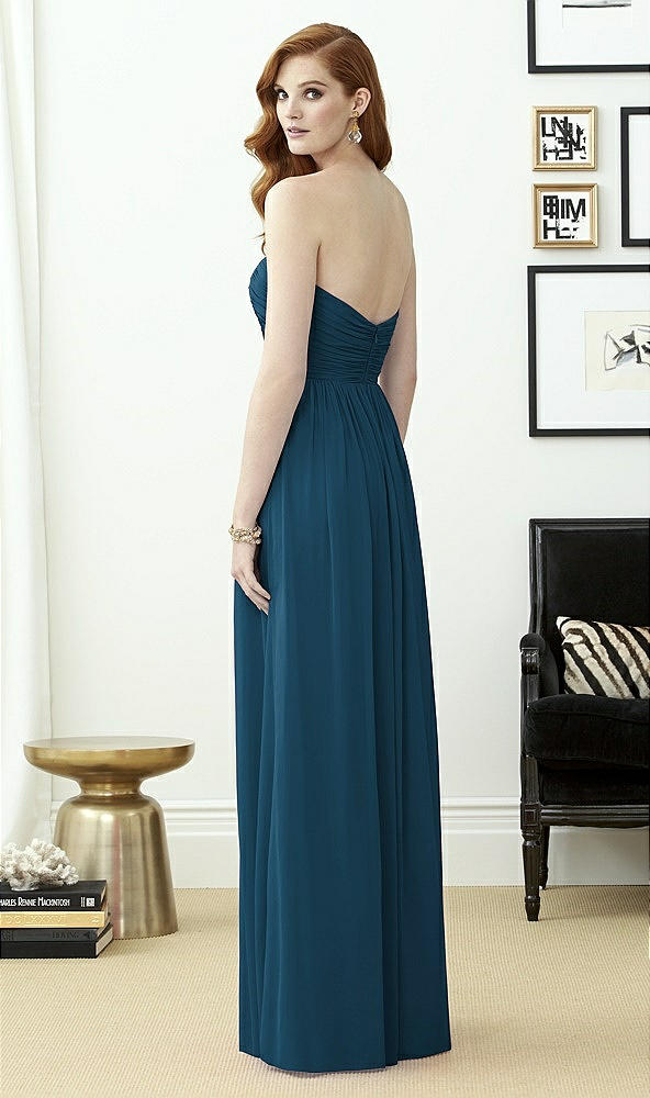 Back View - Atlantic Blue Dessy Collection Style 2957
