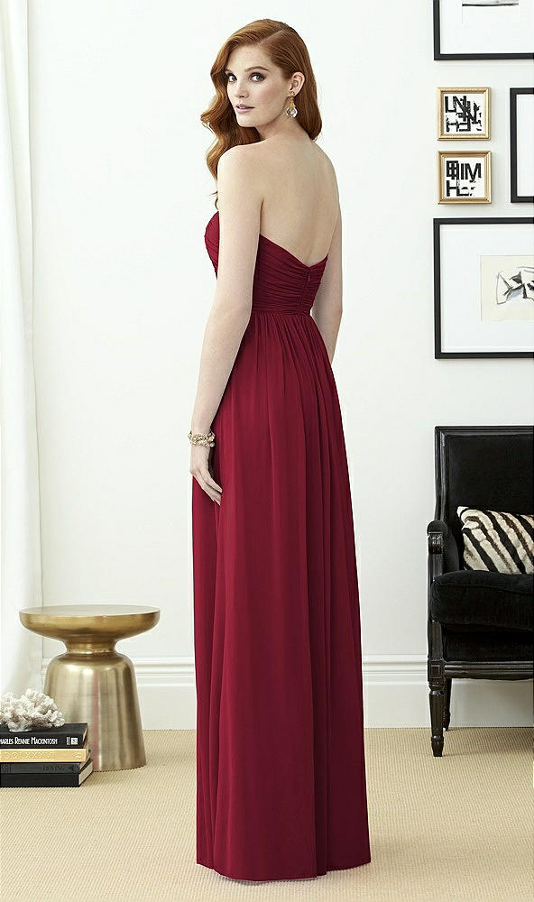 Back View - Burgundy Dessy Collection Style 2957
