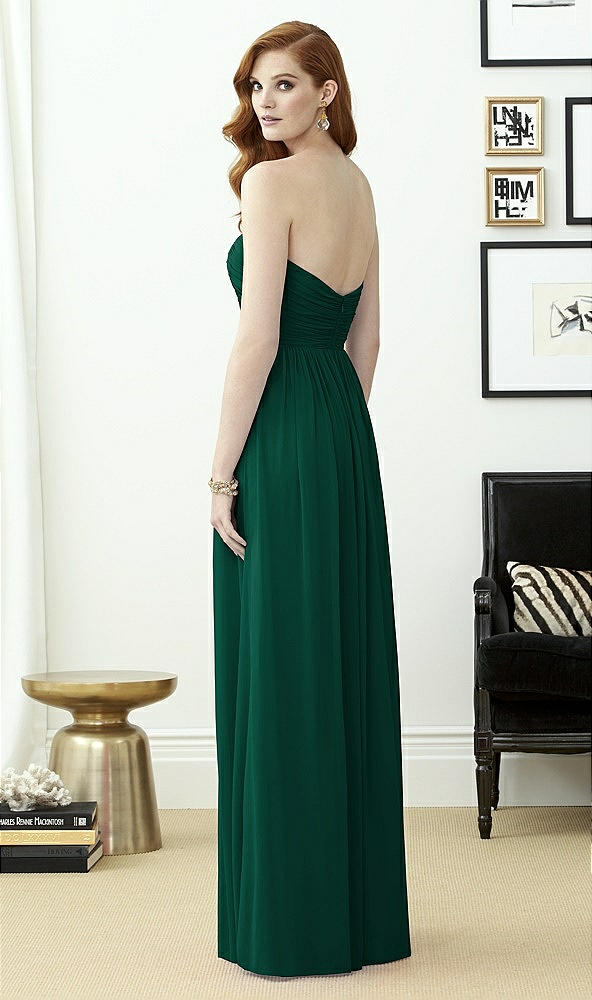 Back View - Hunter Green Dessy Collection Style 2957